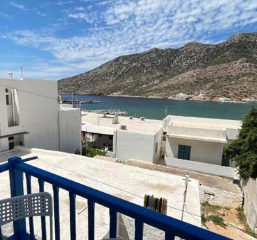 Balcony with sea views